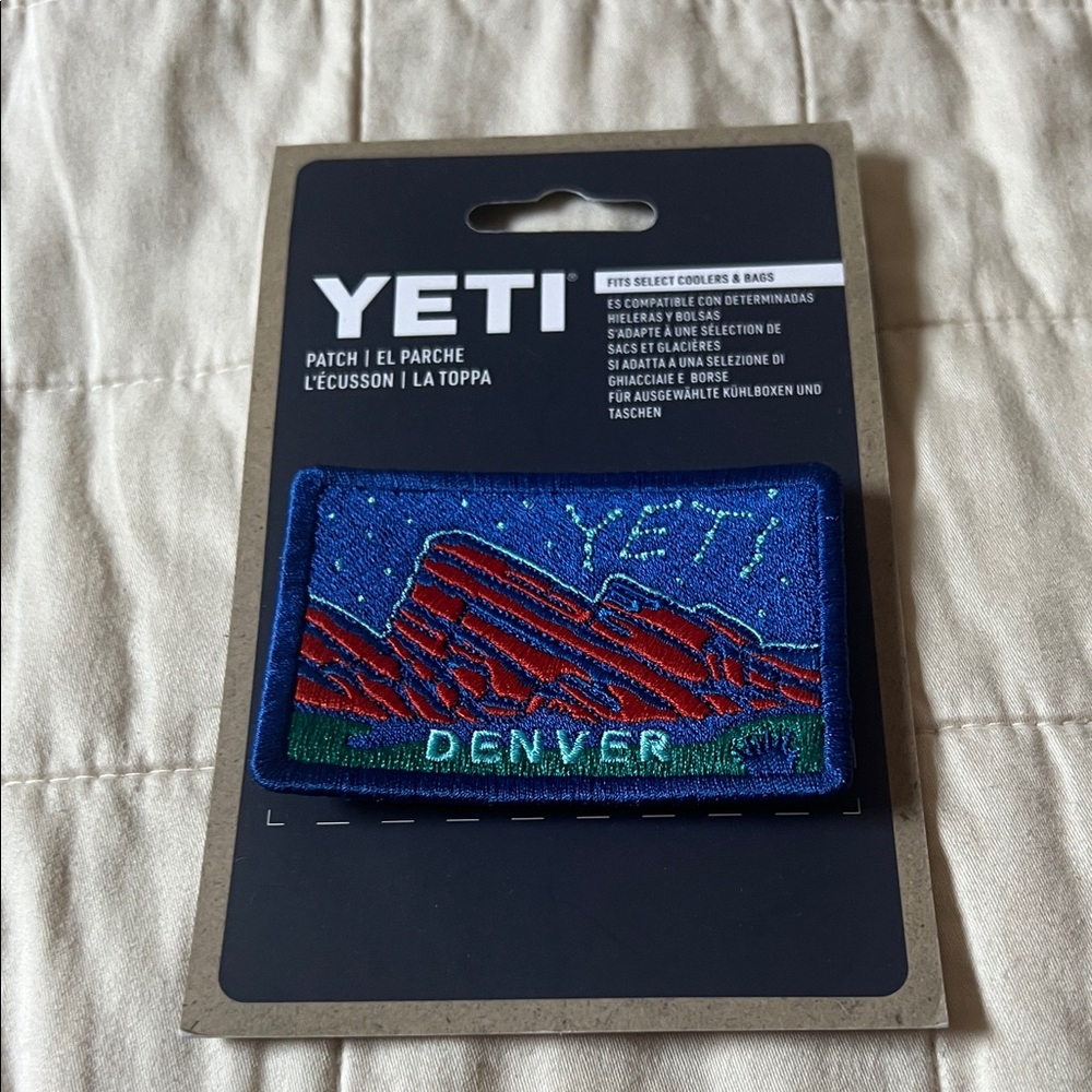 YETI Blue and Red Denver Patch